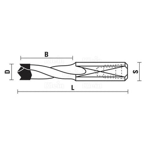 PUNTE COMPONIBILI HW PER FORI CIECHI "EXTRA TIME" Z=2